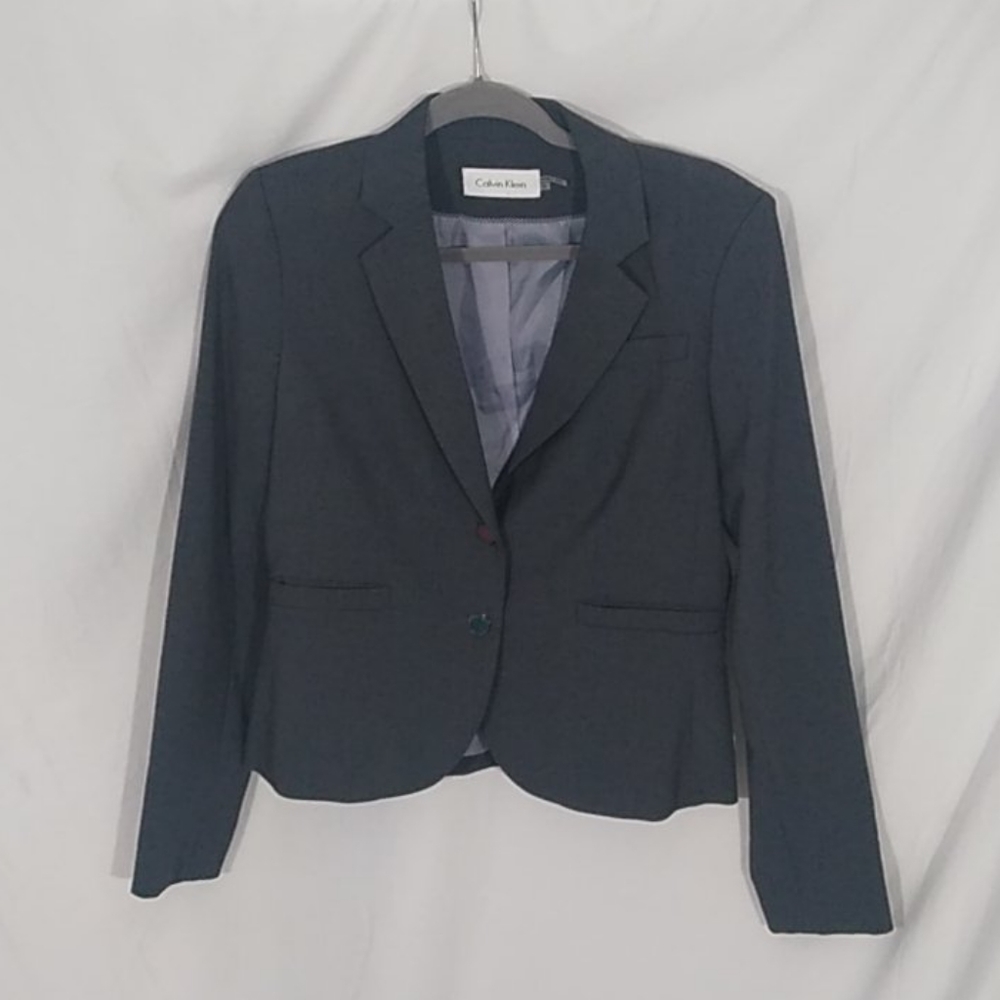 Calvin Klein Fitted Two Button Blazer Size - image 1